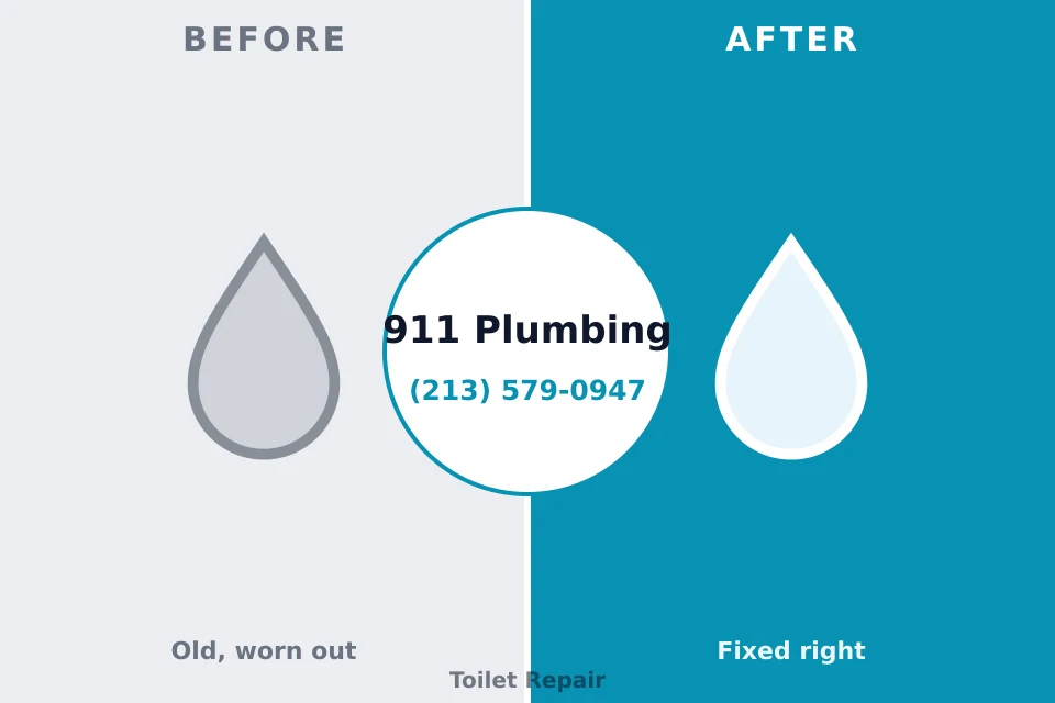 Before and after: plumbing repair Collinsville, AL